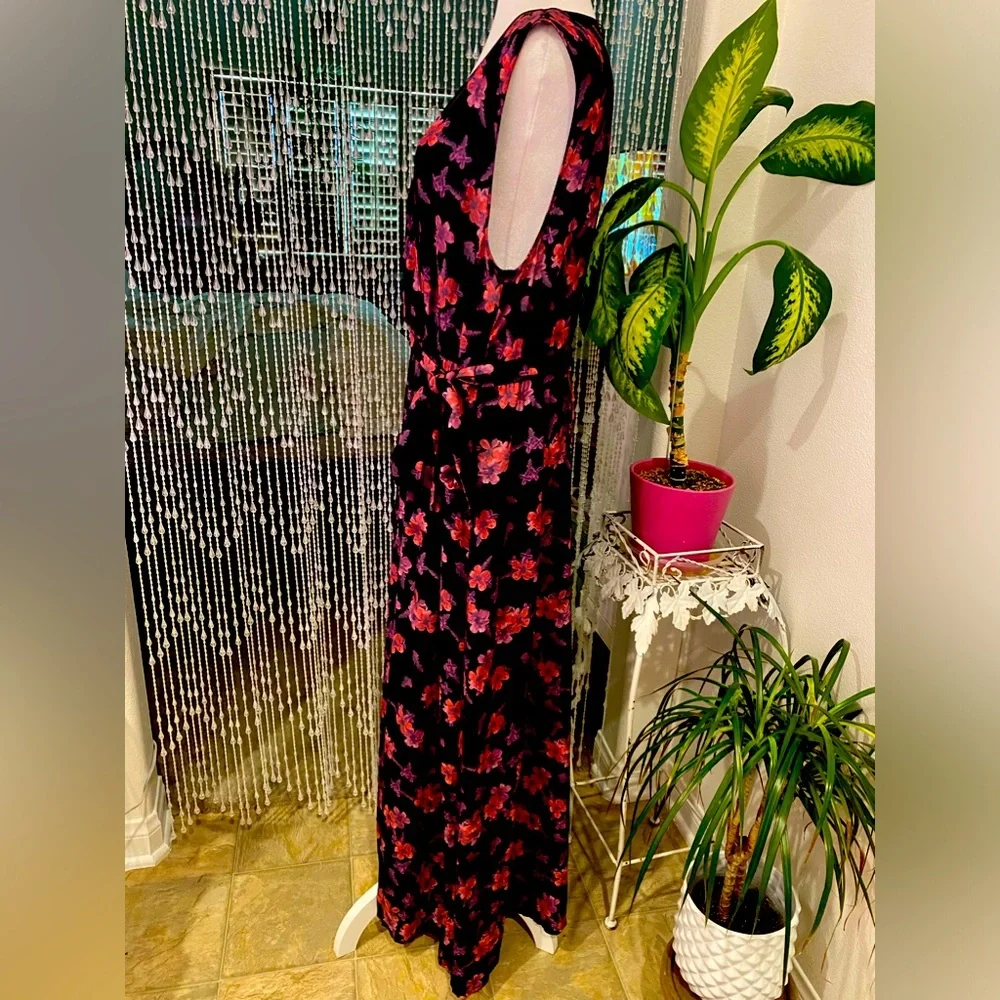 SUITE ALICE MAXI FLORAL VACATION READY DRESS NWT - Picture 3 of 6